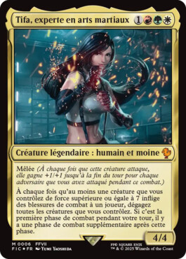 Tifa, experte en arts martiaux - Final Fantasy Commander