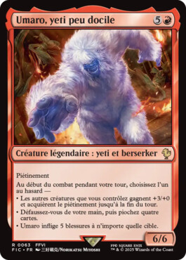 Umaro, yeti peu docile - Final Fantasy Commander