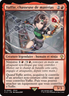 Yuffie, chasseuse de matérias - Final Fantasy Commander