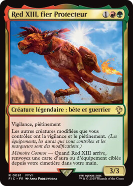 Red XIII, fier protecteur - Final Fantasy Commander
