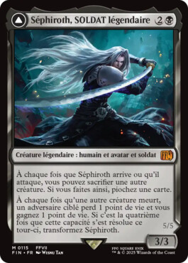 Séphiroth, SOLDAT légendaire -> Séphiroth, ange à une aile - Final Fantasy