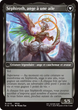 Séphiroth, ange à une aile - Final Fantasy