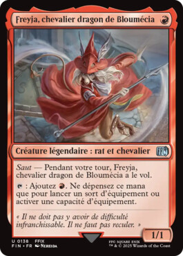 Freyja, chevalier dragon de Bloumécia - Final Fantasy