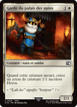 Garde du palais des nains - Final Fantasy