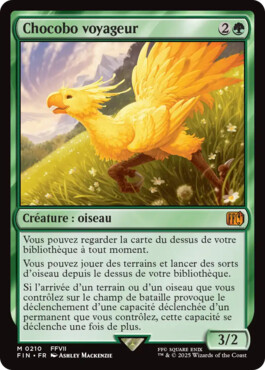 Chocobo voyageur - Final Fantasy