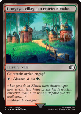 Gongaga, village au réacteur mako - Final Fantasy