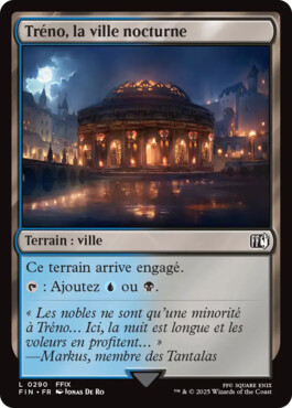 Tréno, la ville nocturne - Final Fantasy