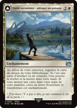 Quête secondaire : attraper un poisson // Camping et cuisine - Final Fantasy