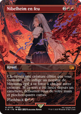 Nibelheim en feu - Final Fantasy