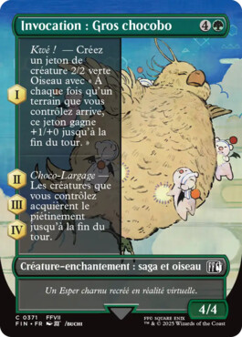Invocation : Gros chocobo - Final Fantasy