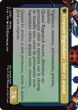 Ragnarok, délivrance divine - Final Fantasy