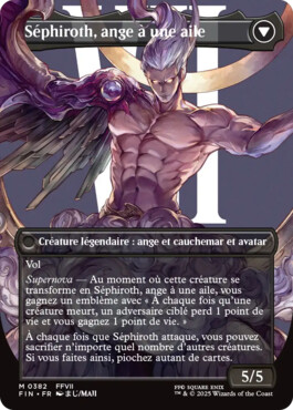 Séphiroth, ange à une aile - Final Fantasy