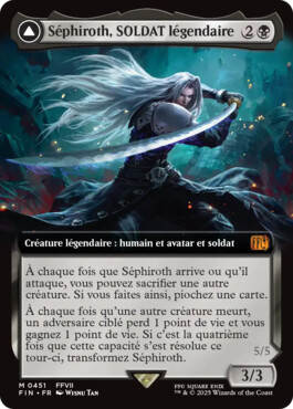 Séphiroth, SOLDAT légendaire -> Séphiroth, ange à une aile - Final Fantasy