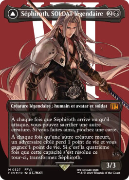 Séphiroth, SOLDAT légendaire -> Séphiroth, ange à une aile - Final Fantasy