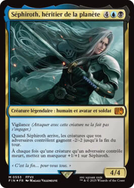 Séphiroth, héritier de la planète - Final Fantasy