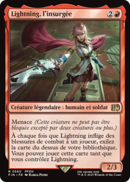 Lightning, l'insurgée - Final Fantasy