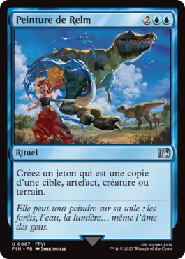 Peinture de Relm - Final Fantasy