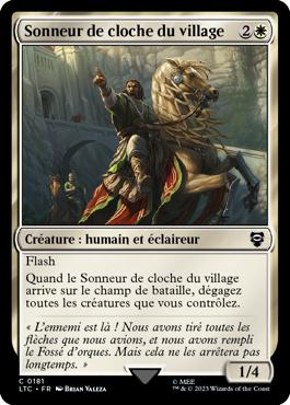 Sonneur de cloche du village - Le Seigneur des Anneaux : chroniques de la Terre du Milieu Commander