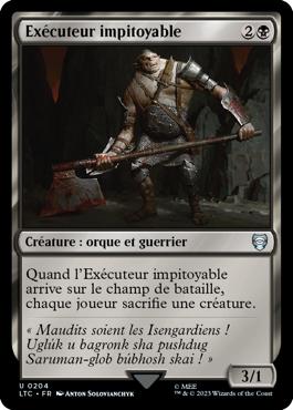 Exécuteur impitoyable - Le Seigneur des Anneaux : chroniques de la Terre du Milieu Commander