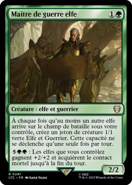 Maître de guerre elfe - Le Seigneur des Anneaux : chroniques de la Terre du Milieu Commander