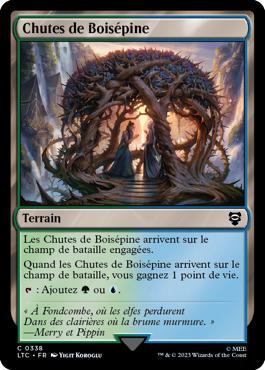 Chutes de Boisépine - Le Seigneur des Anneaux : chroniques de la Terre du Milieu Commander