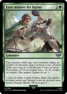 Faire mijoter les lapins - Le Seigneur des Anneaux : chroniques de la Terre du Milieu