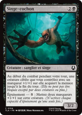 Singe-cochon - Avatar, le dernier maître de l'air