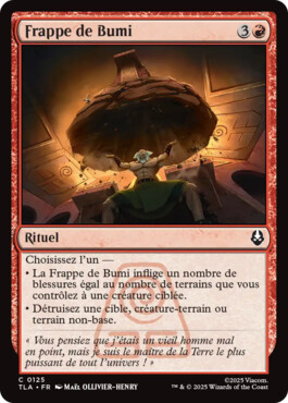 Frappe de Bumi - Avatar, le dernier maître de l'air