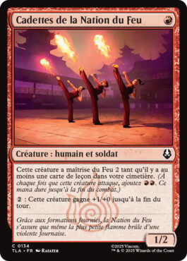 Cadettes de la Nation du Feu - Avatar, le dernier maître de l'air