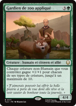 Gardien de zoo appliqué - Avatar, le dernier maître de l'air