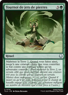 Tournoi de jets de pierres - Avatar, le dernier maître de l'air