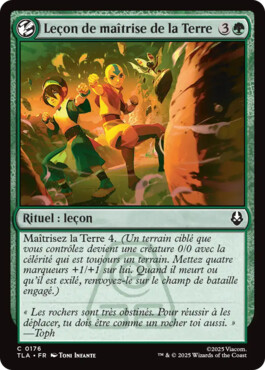 Leçon de maîtrise de la Terre - Avatar, le dernier maître de l'air