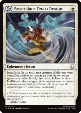 Passer dans l'état d'Avatar - Avatar, le dernier maître de l'air