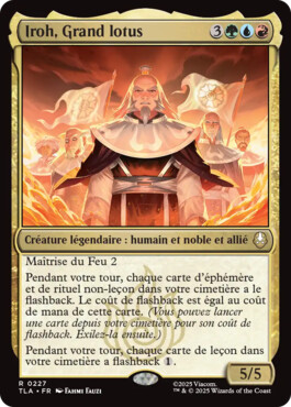 Iroh, Grand lotus - Avatar, le dernier maître de l'air