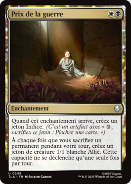 Prix de la guerre - Avatar, le dernier maître de l'air