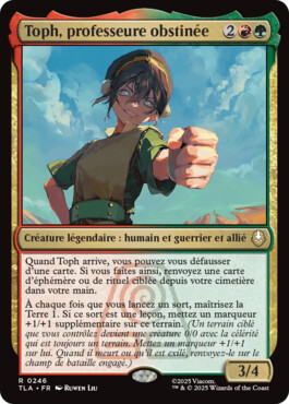 Toph, professeure obstinée - Avatar, le dernier maître de l'air