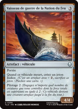 Vaisseau de guerre de la Nation du Feu - Avatar, le dernier maître de l'air