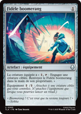 Fidèle boomerang - Avatar, le dernier maître de l'air