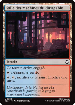 Salle des machines du dirigeable - Avatar, le dernier maître de l'air