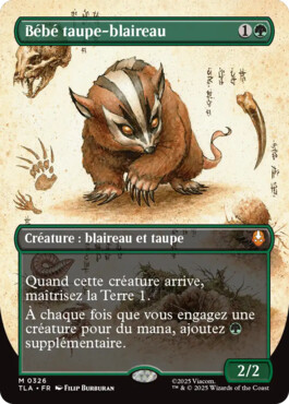 Bébé taupe-blaireau - Avatar, le dernier maître de l'air