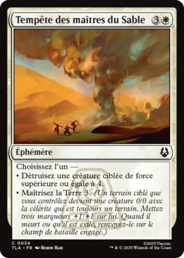 Tempête des maîtres du Sable - Avatar, le dernier maître de l'air