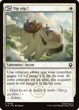 Yip yip ! - Avatar, le dernier maître de l'air