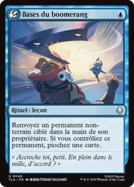 Bases du boomerang - Avatar, le dernier maître de l'air