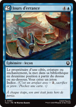 Jours d'errance - Avatar, le dernier maître de l'air