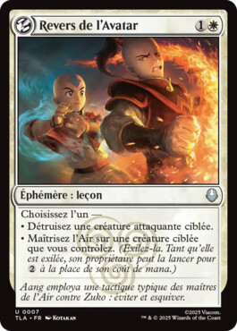 Revers de l’Avatar - Avatar, le dernier maître de l'air