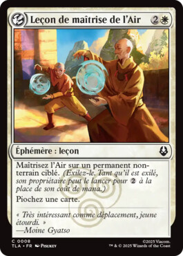 Leçon de maîtrise de l'Air - Avatar, le dernier maître de l'air