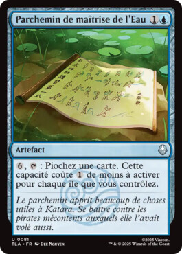 Parchemin de maîtrise de l’Eau - Avatar, le dernier maître de l'air