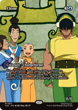 Clone - Avatar, le dernier maître de l'air Eternal