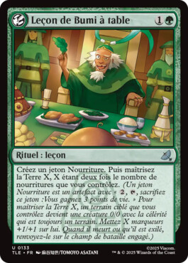 Leçon de Bumi à table - Avatar, le dernier maître de l'air Eternal