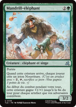 Mandrill-éléphant - Avatar, le dernier maître de l'air Eternal
